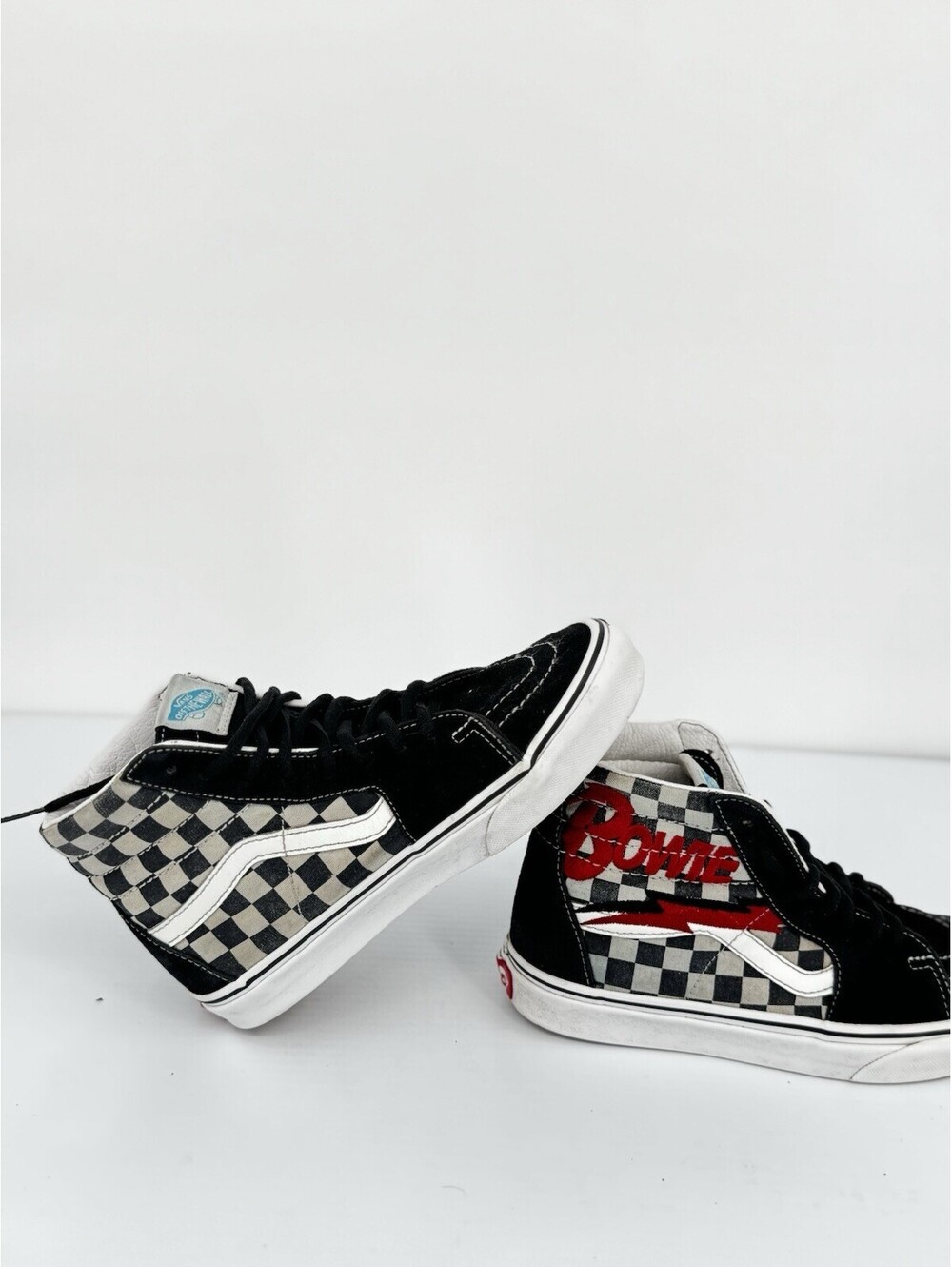 Vans Sk8-Hi x David Bowie Archive 2019 Checkerboard High Top Men 5 Women 6.5
